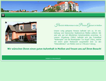Tablet Screenshot of pension-meissen-goeckert.de